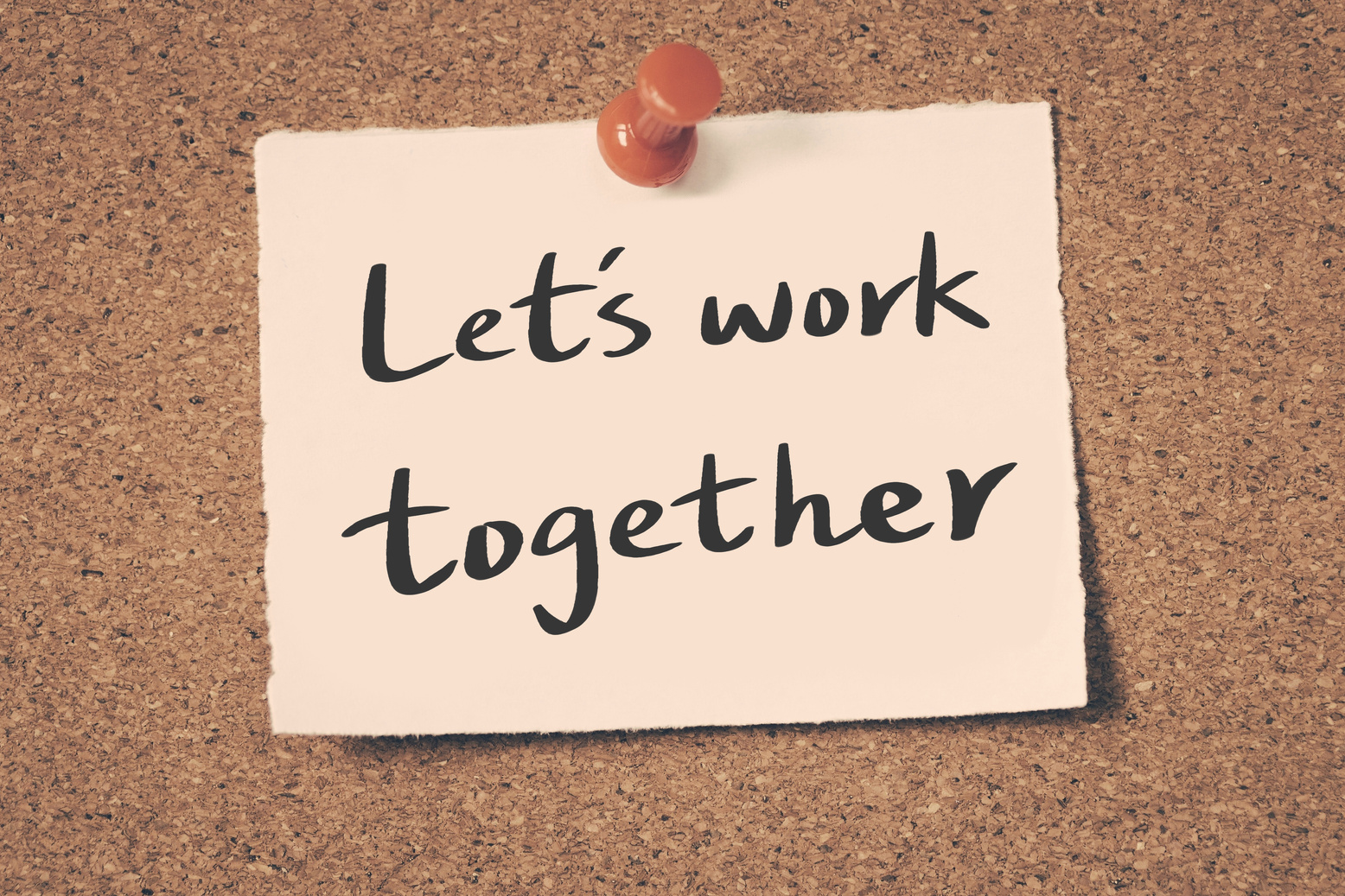 Let's work together